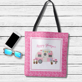 Bolsa Tote Camper Glamper Rosa Home Doce