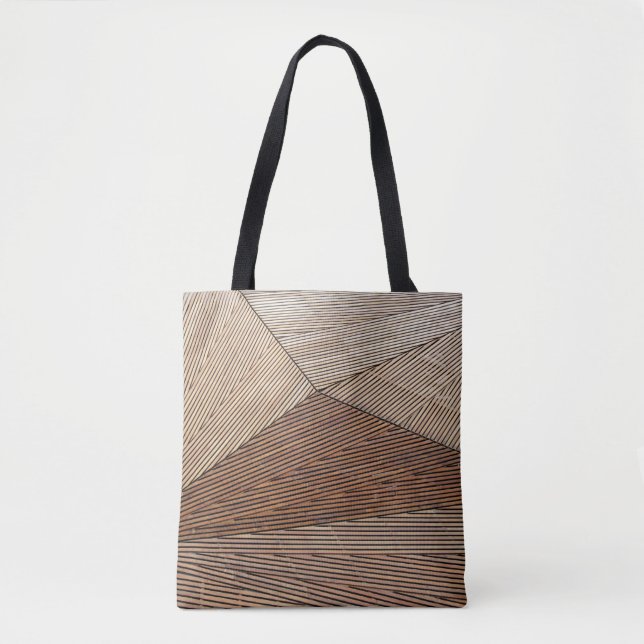 Bolsa Tote Campo castanho (Frente)