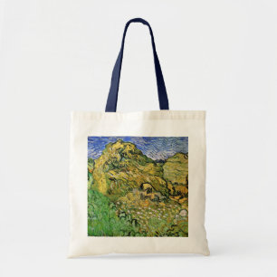 Bolsa Tote Campo com pilhas de trigo por Vincent van Gogh