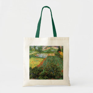 Bolsa Tote Campo com Poppies por Vincent van Gogh