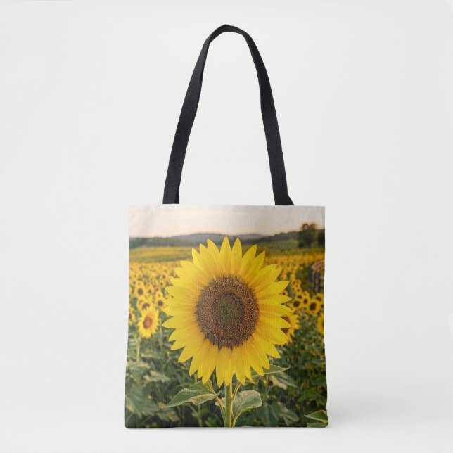 Bolsa Tote Campo de Girassóis (Frente)