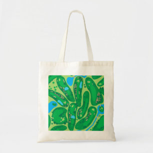 Bolsa Tote campo de golfe par verde