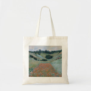 Bolsa Tote Campo de Papoulas num Vale perto de Giverny (por M