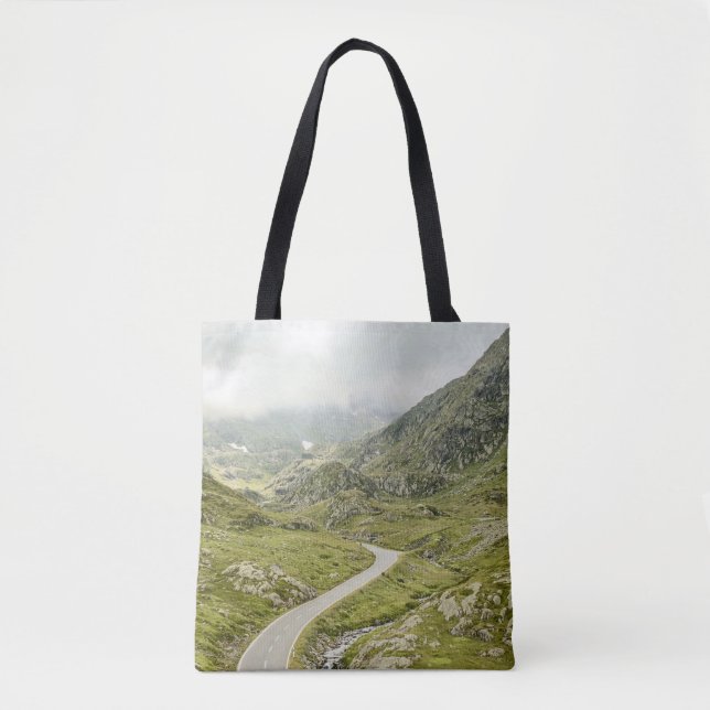BOLSA TOTE CAMPO VERDE E MONTANHA (Frente)
