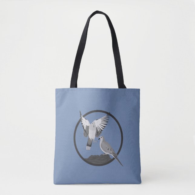 Bolsa Tote Campos de luto - Série Wildlife Circle (Frente)