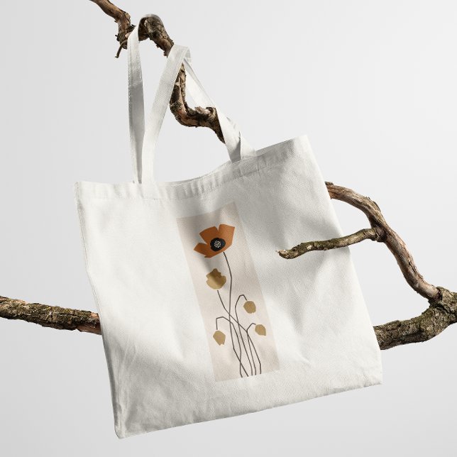 Bolsa Tote Campos de Outono Silenciados e Mudos (Criador carregado)