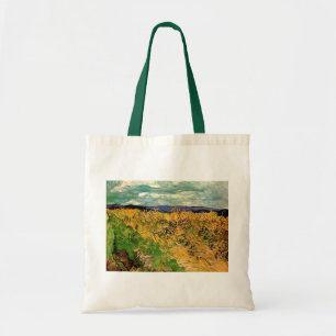 Bolsa Tote Campos de trigo com flores de Cornflower por Vince