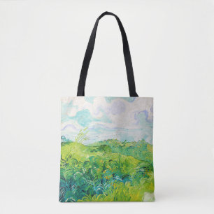 Bolsa Tote Campos de Trigo Verde, Van Gogh
