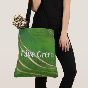 Bolsa Tote Campos verdes