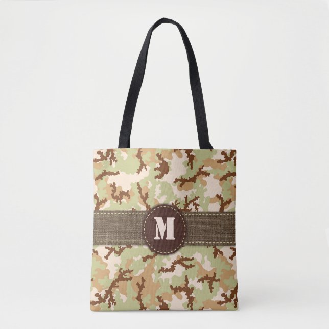 Bolsa Tote Camuflagem do deserto (Frente)