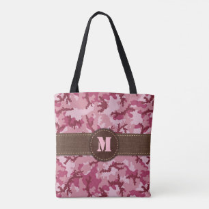 Bolsa Tote Camuflagem rosa