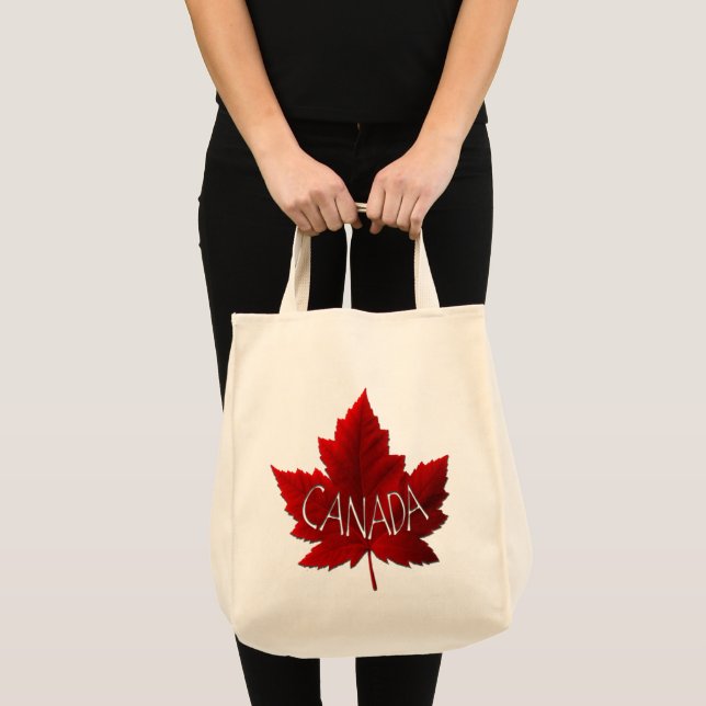 Bolsa Tote Canadá Souvenir Tote Bags Canadá Mapeia Bolsas de  (Frente (produto))