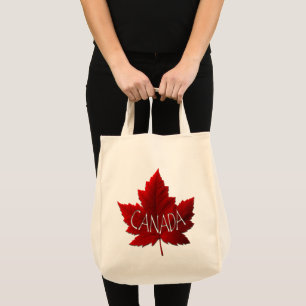 Bolsa Tote Canadá Souvenir Tote Bags Canadá Mapeia Bolsas F