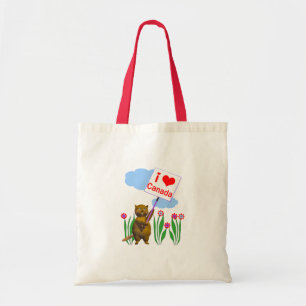 Bolsa Tote Canadense Beaver ama Canadá