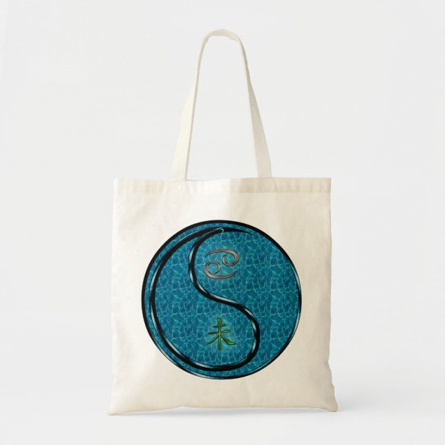 Bolsa Tote Câncer & Bode de Água (Frente)