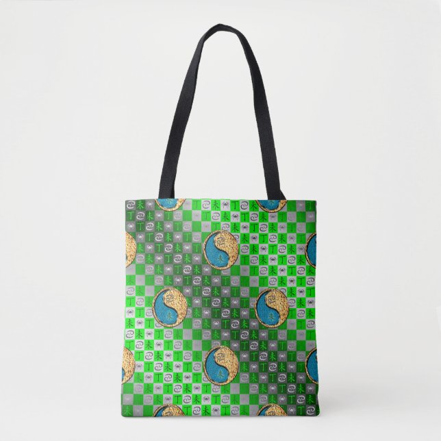 Bolsa Tote Câncer & Cabra de Fogo (Frente)