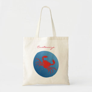 Bolsa Tote Cancer Caranguejo Zodiac Thunder_Cove