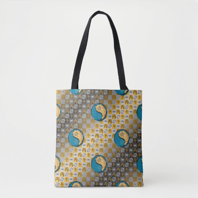Bolsa Tote Câncer & Cavalo de Fogo (Frente)