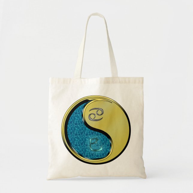 Bolsa Tote Câncer & Cobra de Metal (Frente)
