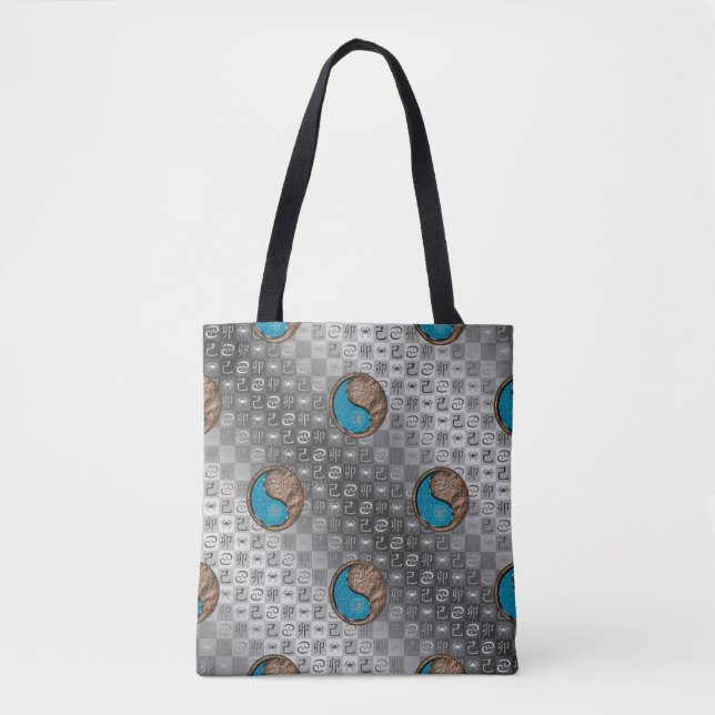 Bolsa Tote Câncer & Coelho da Terra (Frente)
