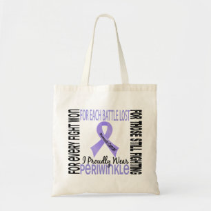 Bolsa Tote Cancer de estômago eu visto orgulhosa a pervinca 