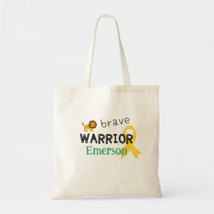 Bolsa Tote cancer de infância.guerreiro corajoso.Bolsas e Bol