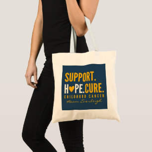 Bolsa Tote cancer de infância suporte a Bolsas e Bolsas de no