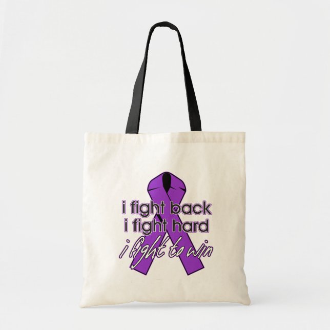 Bolsa Tote Câncer de pâncreas I para lutar de volta (Frente)