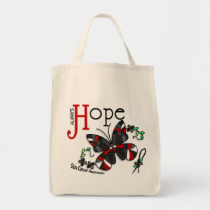 Bolsa Tote Cancer de pele da borboleta do vitral
