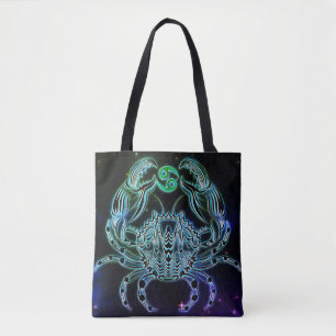 Bolsa Tote cancer do saco do caranguejo