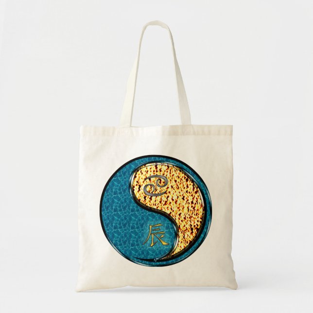 Bolsa Tote Cancer e Dragão de Fogo (Frente)