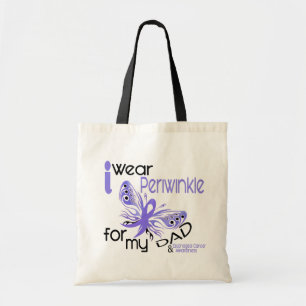 Bolsa Tote Cancer esofágico EU VISTO a PERVINCA PARA MEU PAI