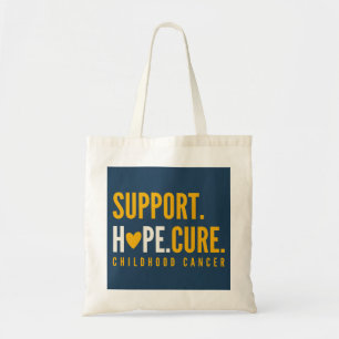 Bolsa Tote cancer infantil suporta esperança cura Bolsas e Bo