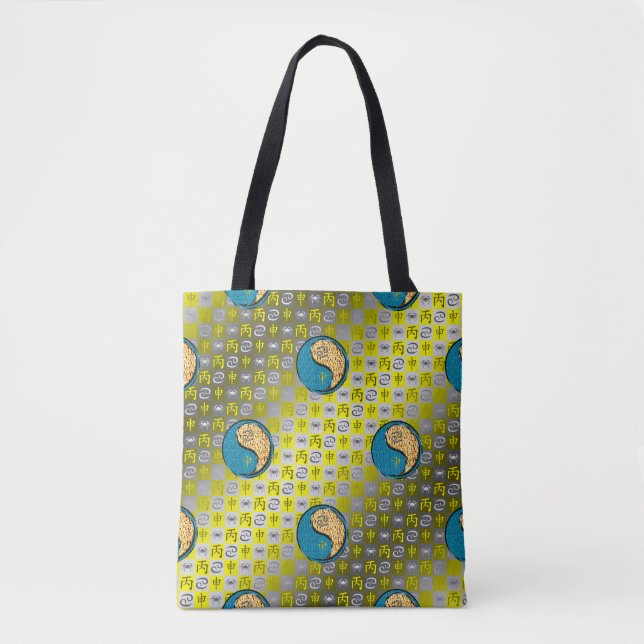 Bolsa Tote Câncer & Macaco de Fogo (Frente)