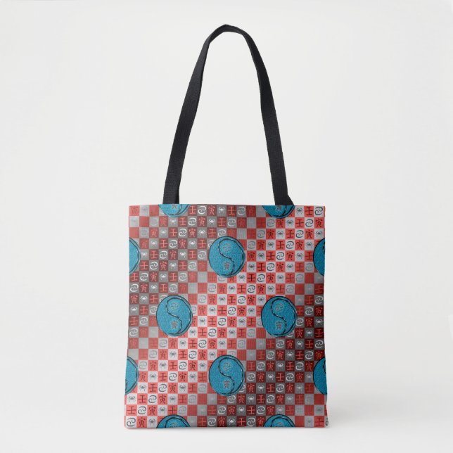 Bolsa Tote Câncer & Tigre de Água (Frente)