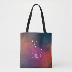 Bolsa Tote Cancer Zodiac Galaxy
