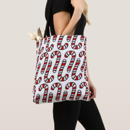 Bolsa Tote Candy Canes