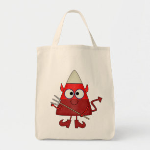 Bolsa Tote Candy Corn Devil Halloween
