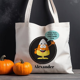 Bolsa Tote Candy Corn Hater Personalizado Halloween