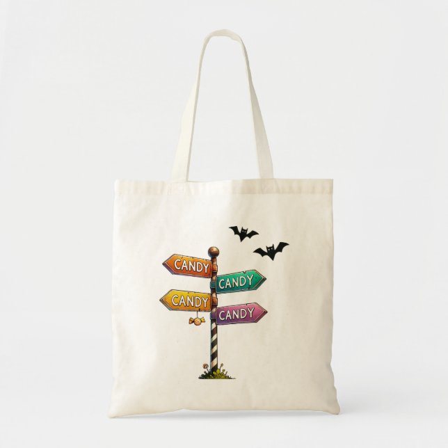 Bolsa Tote Candy Lane Candy Tote Bag (Frente)
