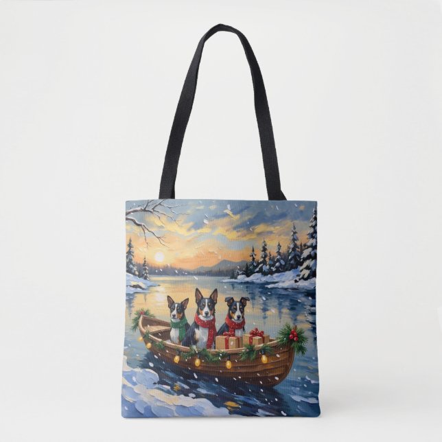 Bolsa Tote Cane Corso Natal Barca Feriado (Frente)