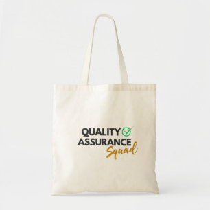Bolsa Tote Caneca da Equipe de Controle de Qualidade