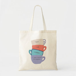 Bolsa Tote Canecas Jane Austen