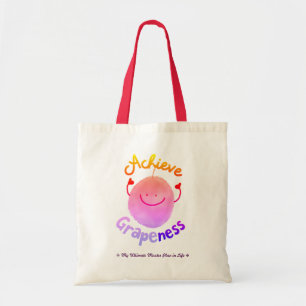 Bolsa Tote Caneta de Uvas Positivas - Obtenha a Gráficidade