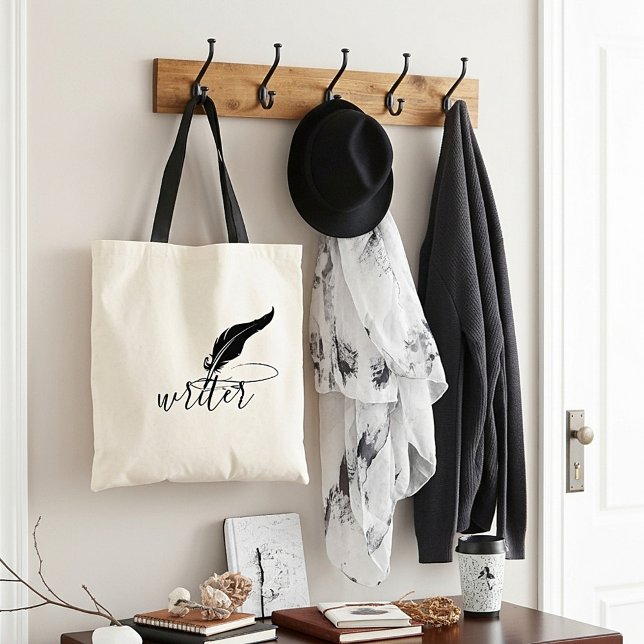 Bolsa tote caneta pena personalizada (Criador carregado)