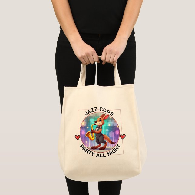 Bolsa Tote Canguru engraçado (Frente (produto))