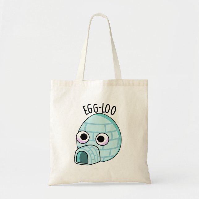 Bolsa Tote Canhão de Ovo Engraçado (Frente)