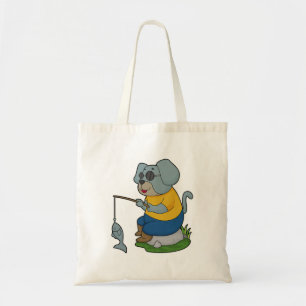 Bolsa Tote Cãnia de pesca de peixes pescador