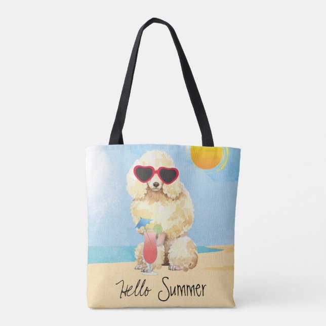 Bolsa Tote Caniche diminuta do verão (Verso)