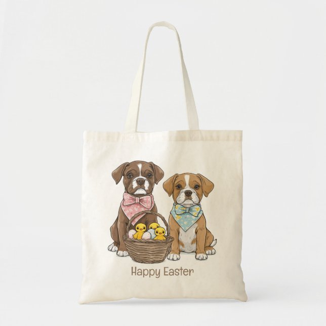 Bolsa Tote Caninos do felz pascoa (Frente)